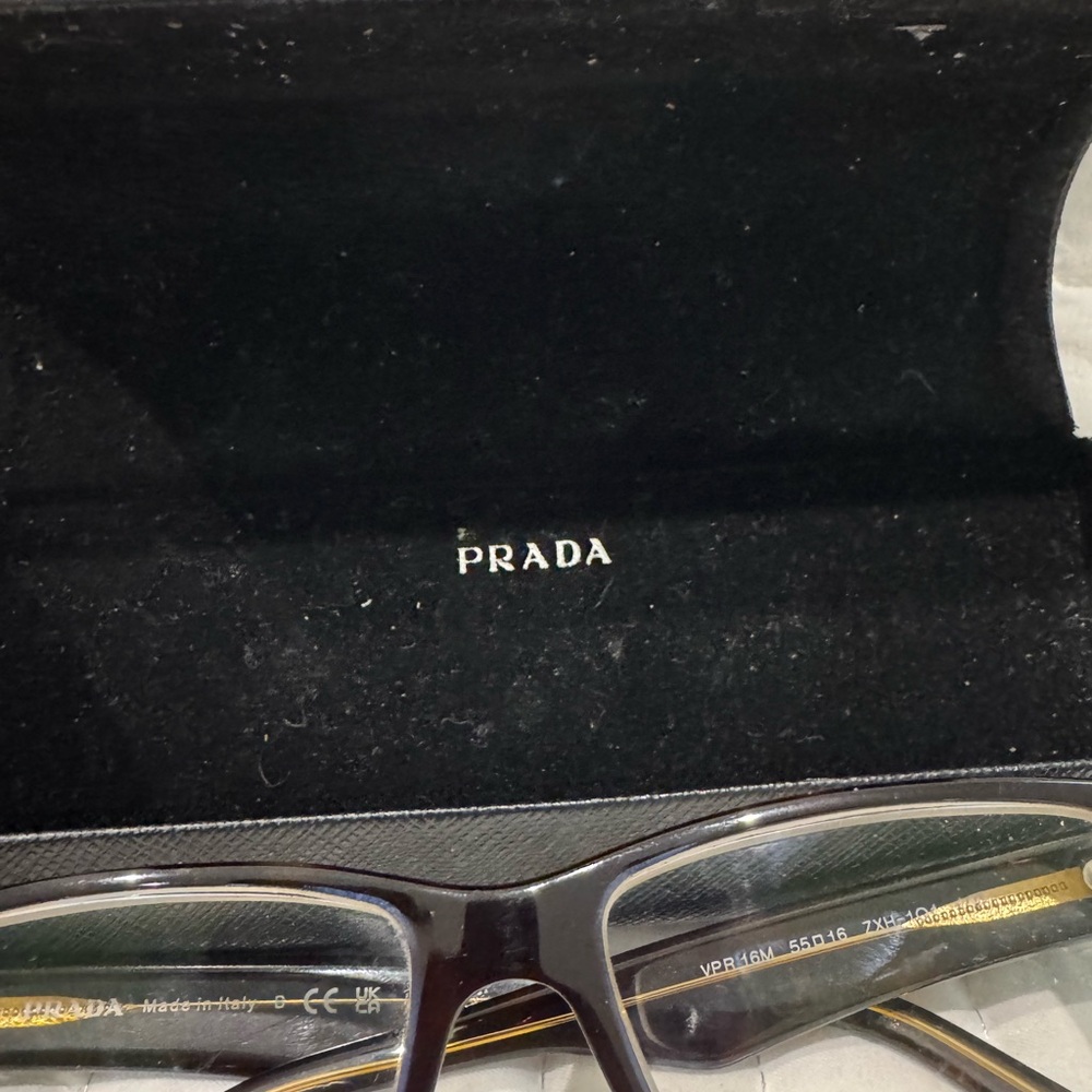 Prada Black and Blue Glasses - Picture 3 of 7